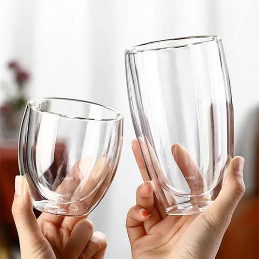 Crysta Double-Walled Glass Mug