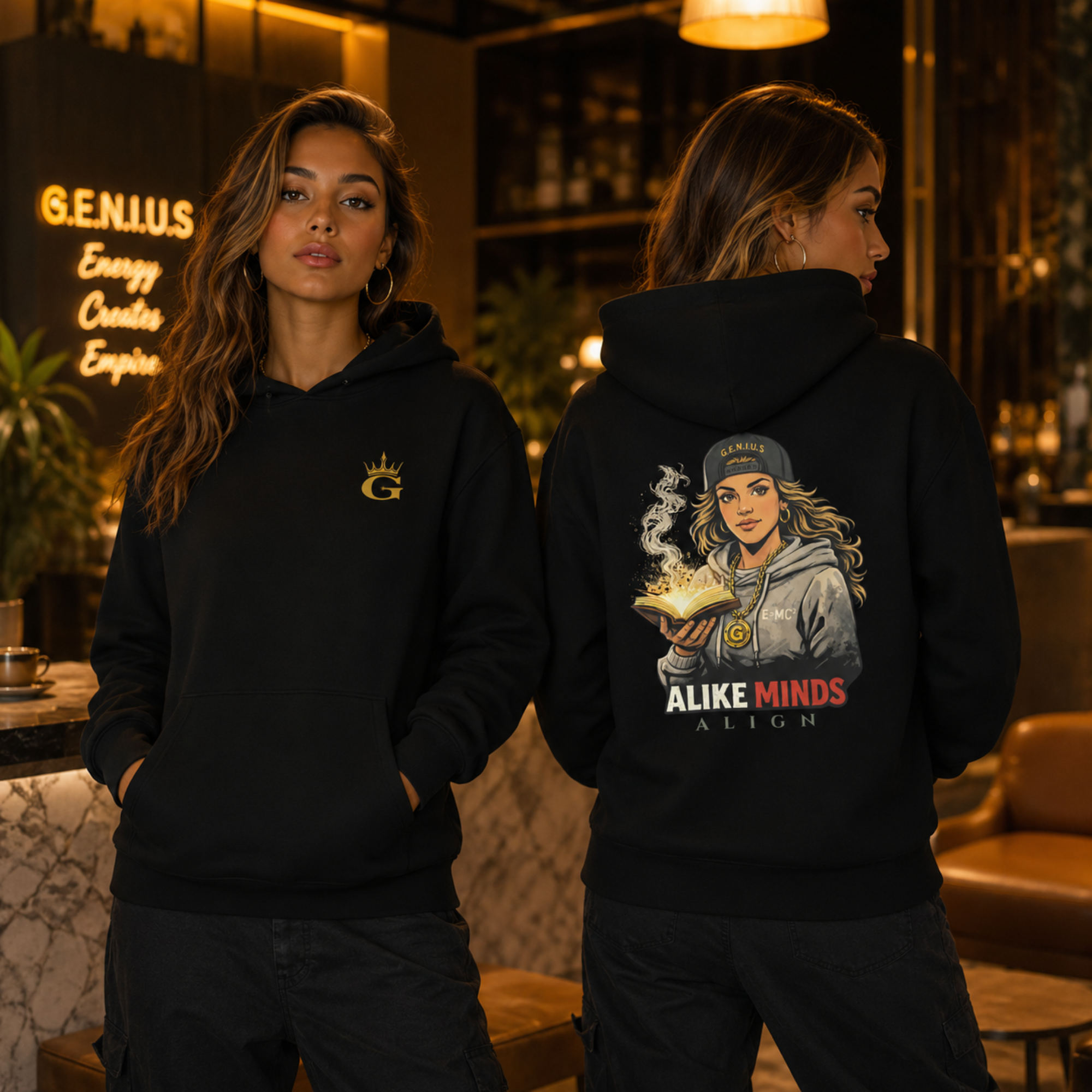 LEGENDS ALIKE MINDS WOMENS OS HW HOODIE