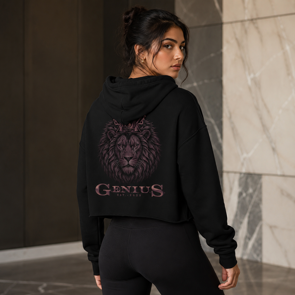 THE ROYAL APEX CROP HOODIE