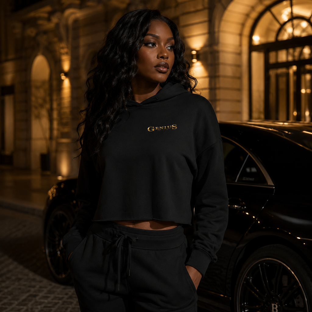 THE ROYAL APEX CROP HOODIE