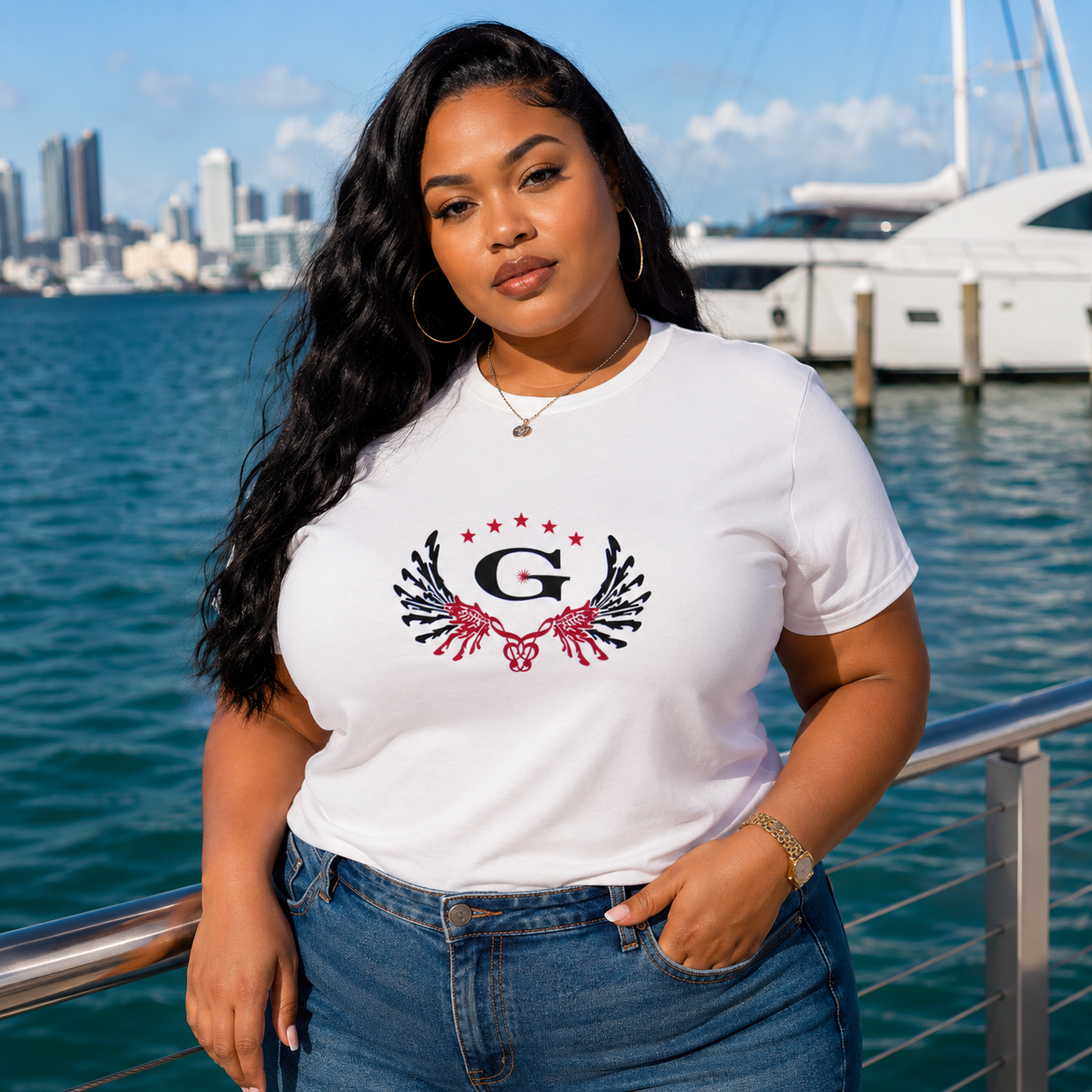 OFF-WHITE RASPBERRY O.G. WOMEN'S TEE
