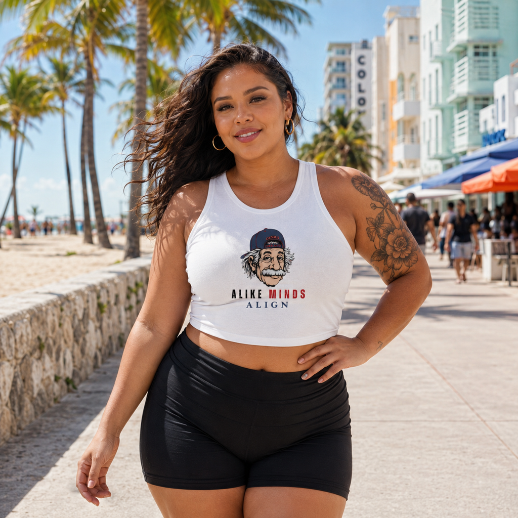 ALIKE MINDS ALIGN CROP TOP