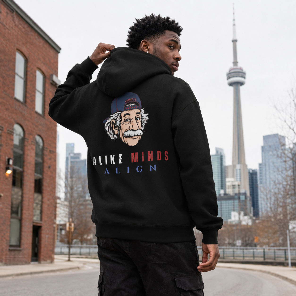 ALIKE MINDS ALIGN AB OVERSIZED HW HOODIE