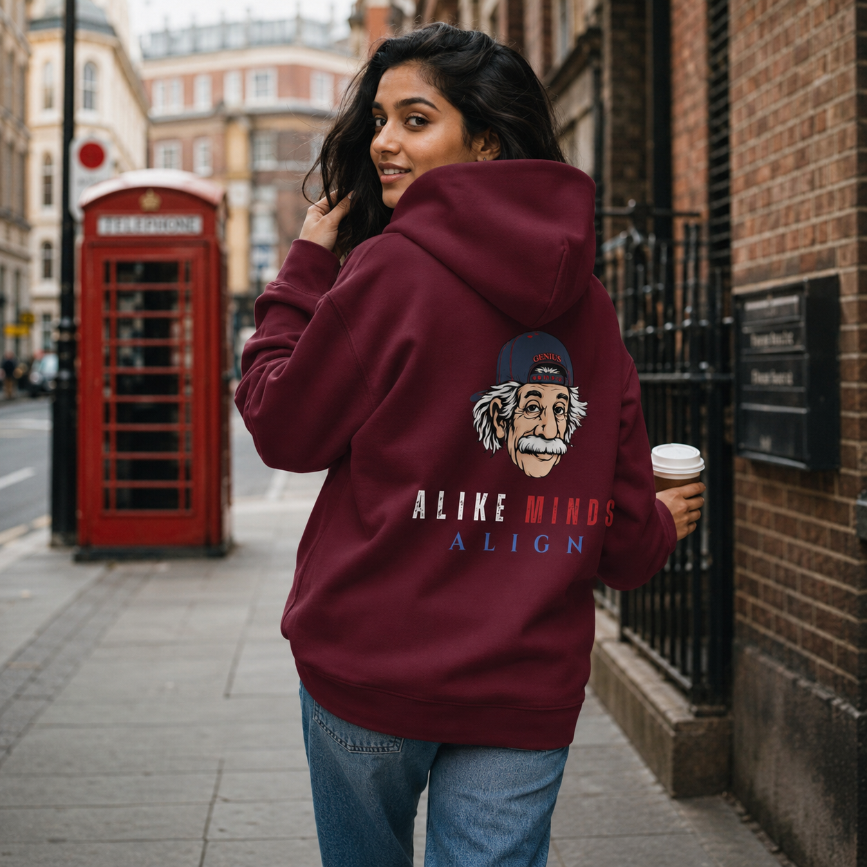 ALIKE MINDS ALIGN AB OVERSIZED HW HOODIE