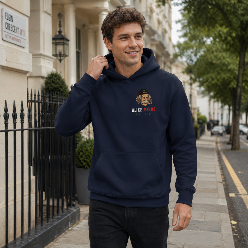 EINSTEIN ALIKE MINDS J CLASSIC OS HOODIE