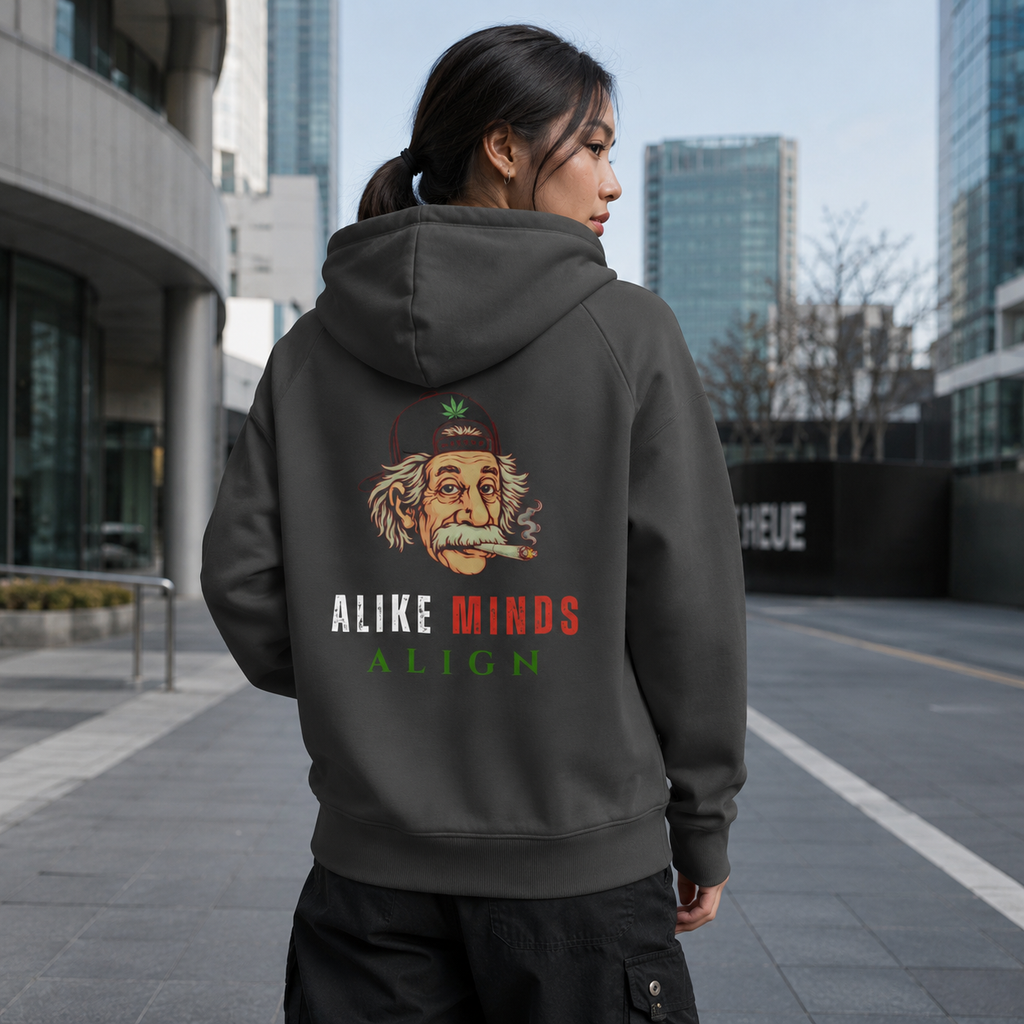 EINSTEIN ALIKE MINDS J FB1 HOODIE