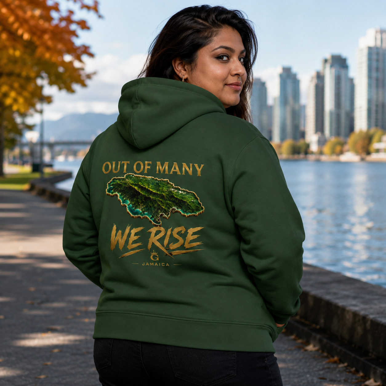 OUT OF MANY WE RISE HOODIE