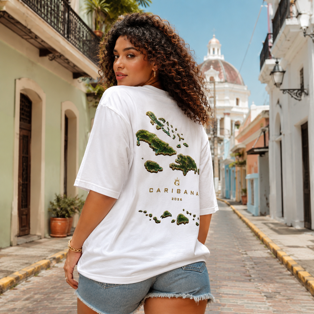 CARIBANA LEGENDS OVERSIZED TEE