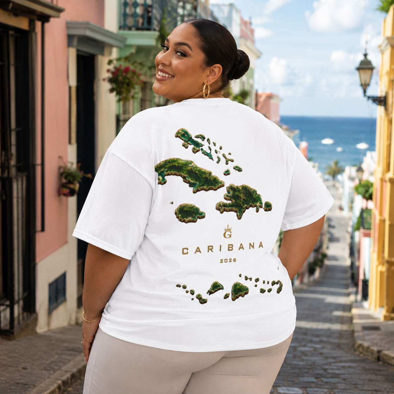 CARIBANA LEGENDS OVERSIZED TEE