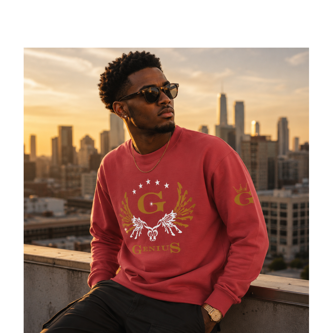 LEGEND O.G. G.E.N.I.U.S. FC CLASSIC CREWNECK