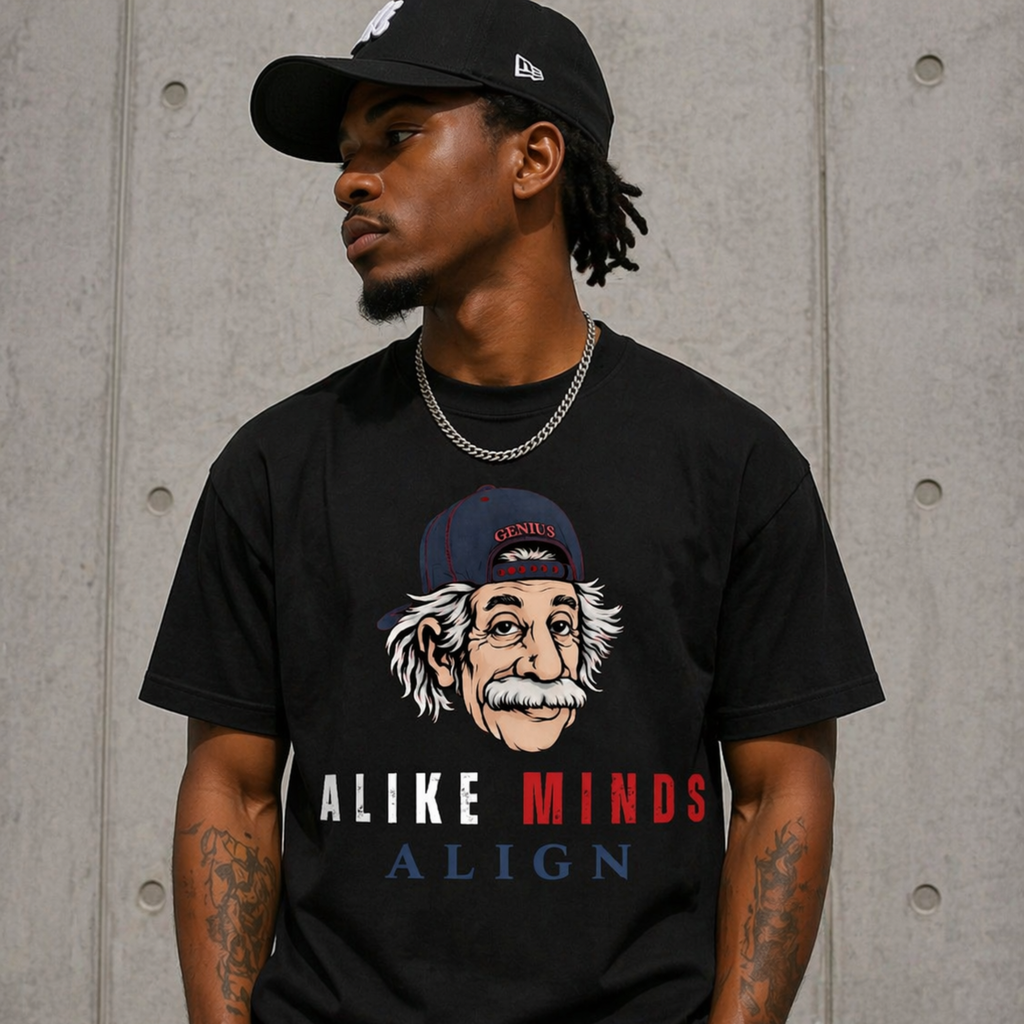 ALIKE MINDS ALIGN OVERSIZED HIGH NECK T