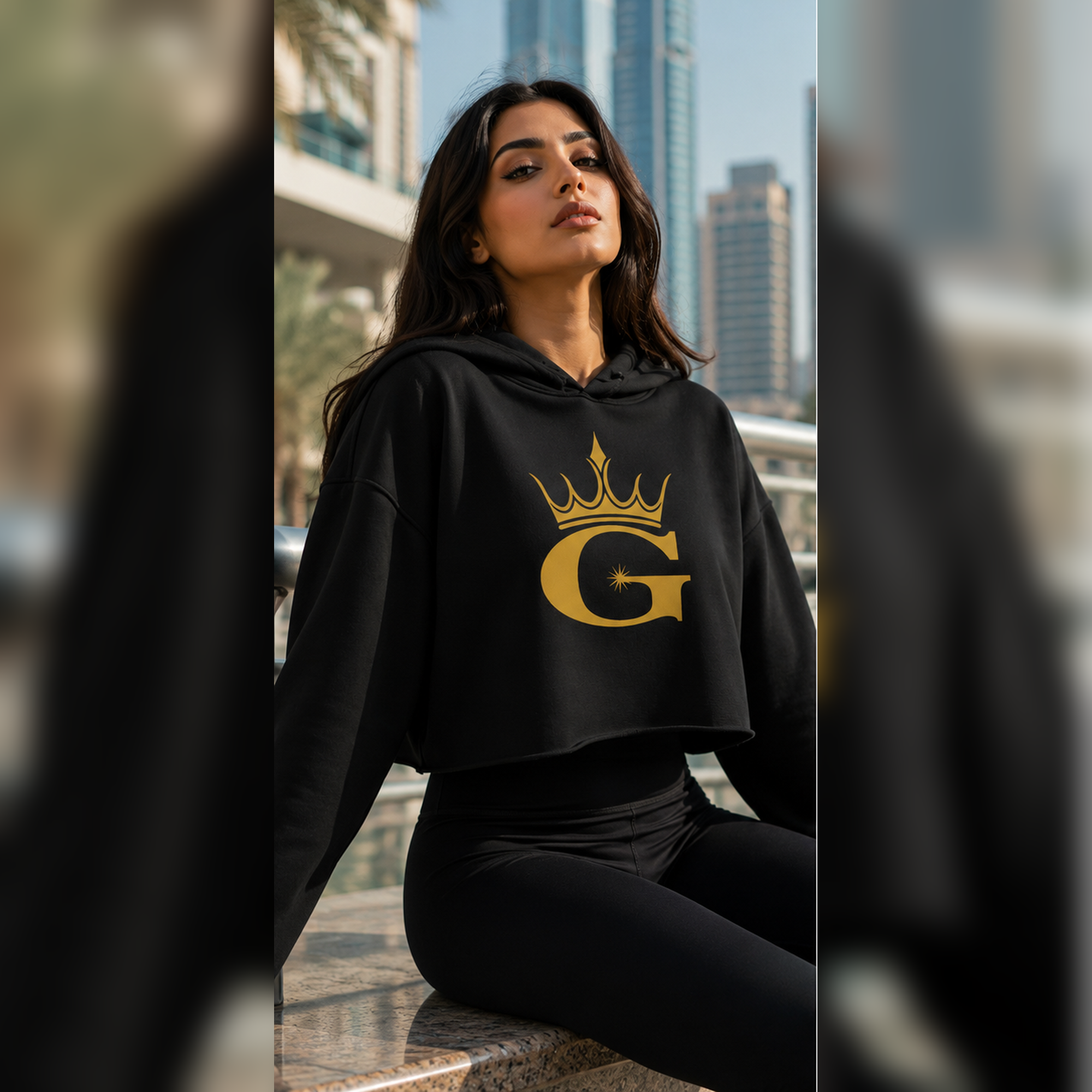 ALIKE MINDS ALIGN LEGENDS CROP HOODIE