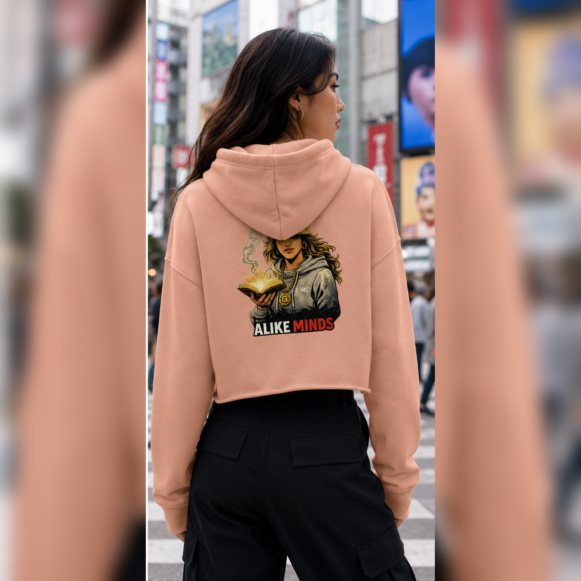 ALIKE MINDS ALIGN LEGENDS CROP HOODIE