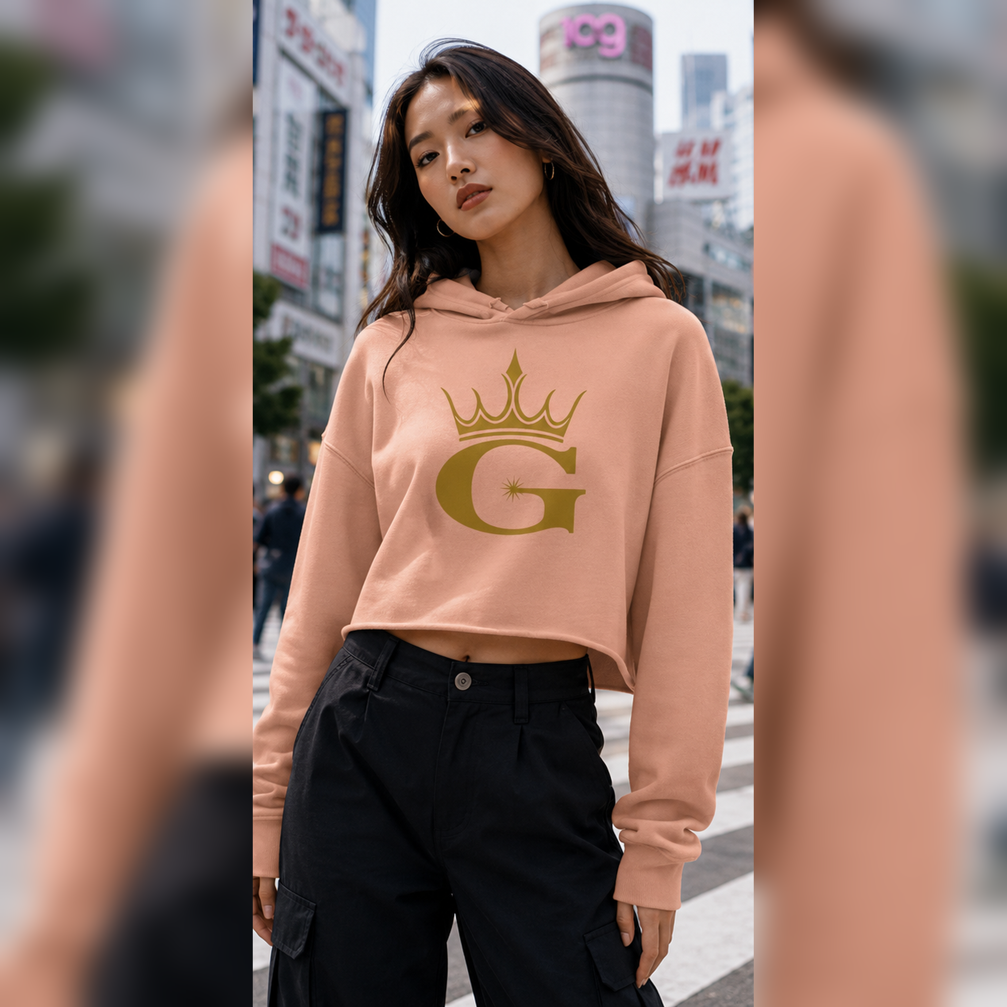 ALIKE MINDS ALIGN LEGENDS CROP HOODIE