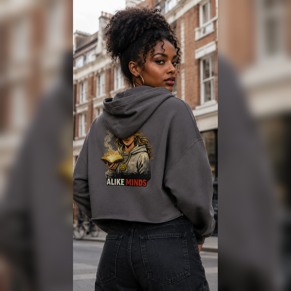 ALIKE MINDS ALIGN LEGENDS CROP HOODIE
