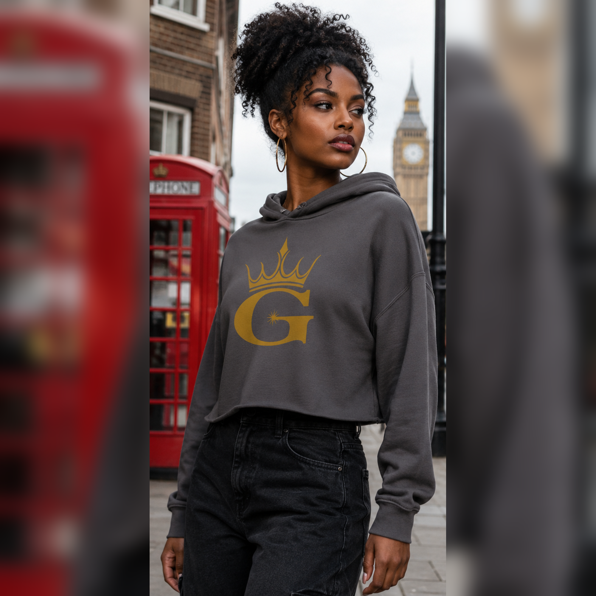 ALIKE MINDS ALIGN LEGENDS CROP HOODIE