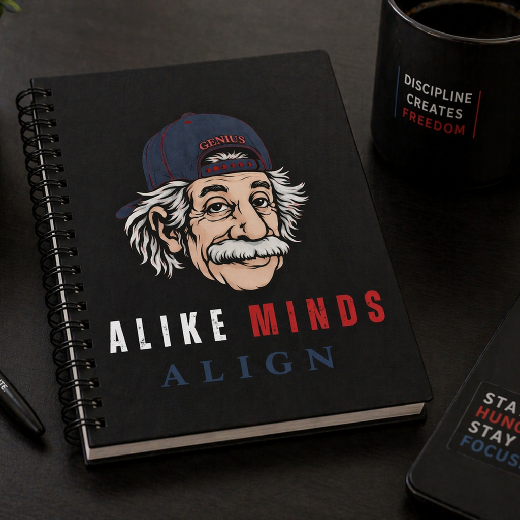 ALIKE MINDS ALIGN SPIRAL NOTEBOOK