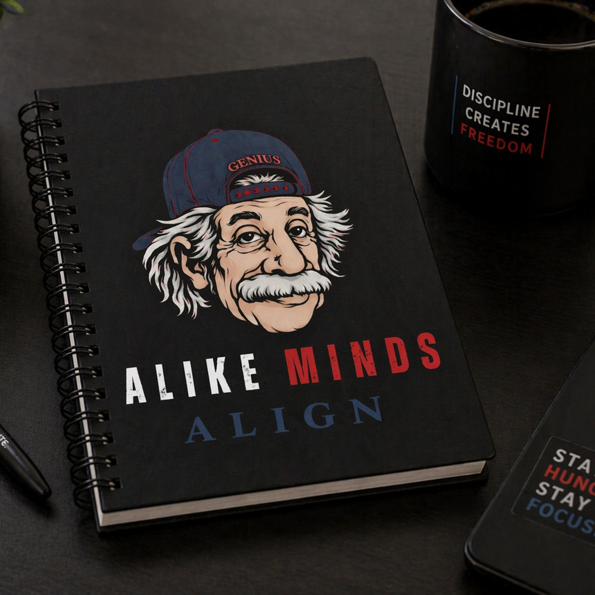 ALIKE MINDS ALIGN SPIRAL NOTEBOOK