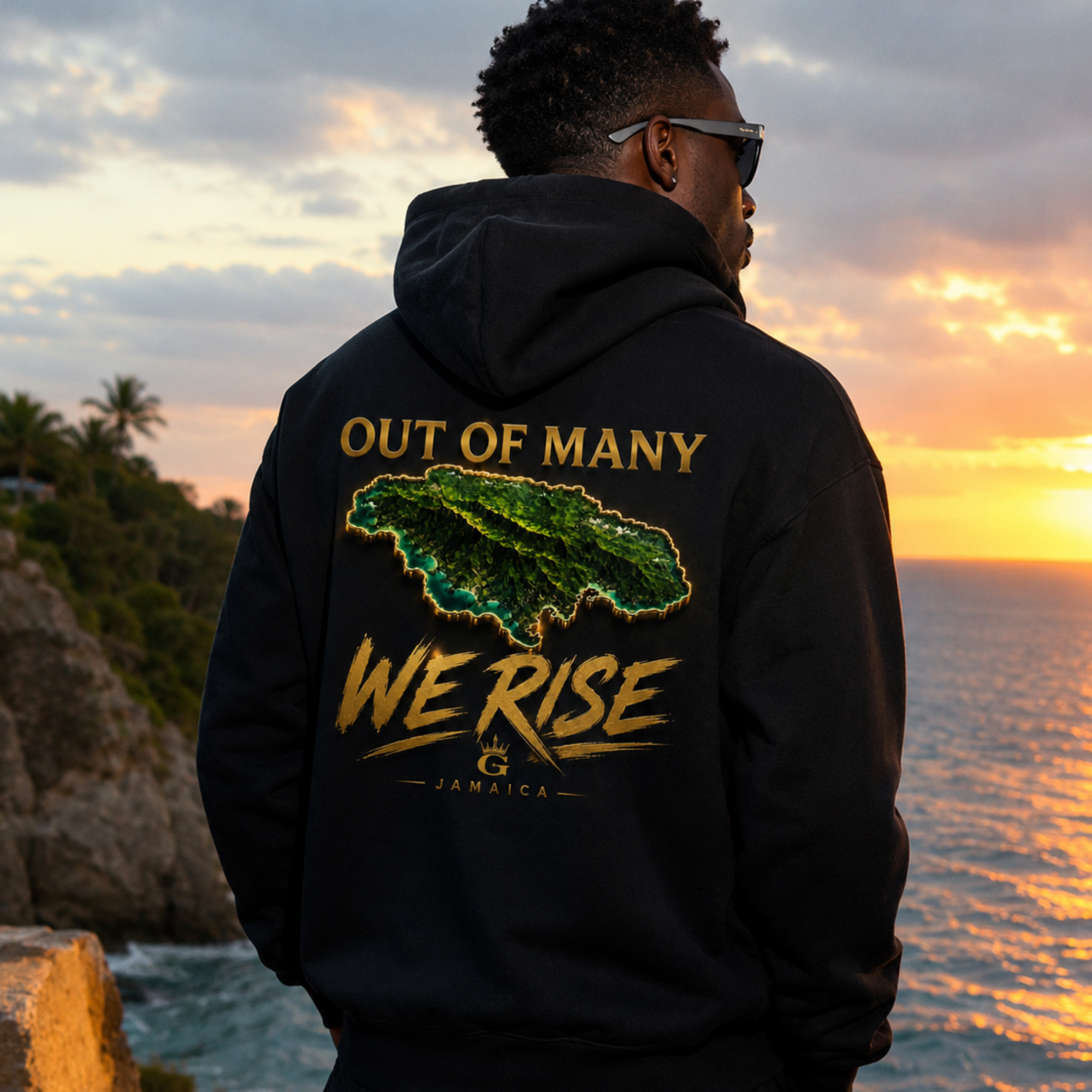 OUT OF MANY WE RISE HOODIE