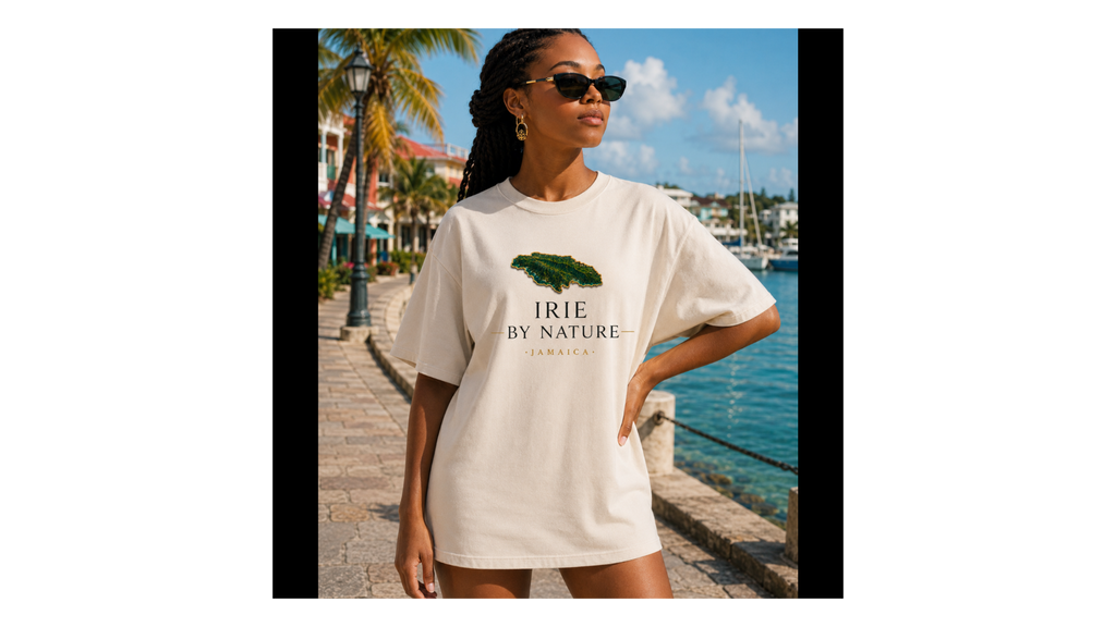 IRIE BY NATURE OVERSIZED HIGH NECK T