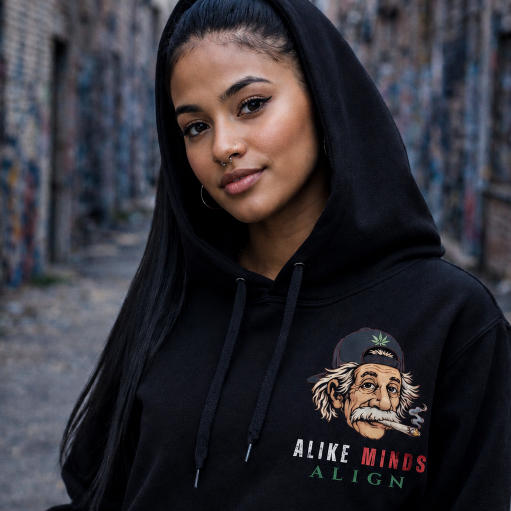 EINSTEIN ALIKE MINDS J CLASSIC OS HOODIE